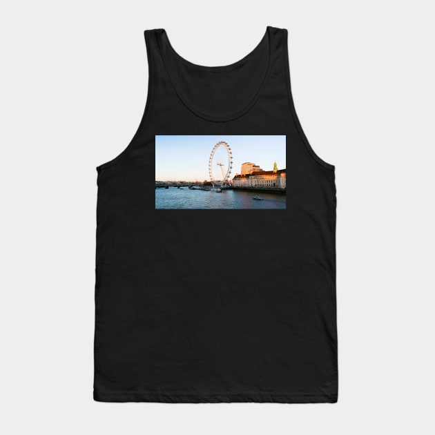 London Eye beautiful sundown near river thames Tank Top by fantastic-designs